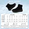 image:imageBoys Girls Kids Orthopedic Winter Snow Boots Wide Comfortable Casual Plantar Fasciitis Arch Support Orthotic Leather Walking Shoes Insulated Warm School Tennis Ankle Boots for Foot and Pain ReliefK1black
