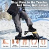 image:imageBoys Girls Kids Orthopedic Winter Snow Boots Wide Comfortable Casual Plantar Fasciitis Arch Support Orthotic Leather Walking Shoes Insulated Warm School Tennis Ankle Boots for Foot and Pain ReliefK1black