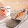 image:imageBoys Girls Kids Orthopedic Winter Snow Boots Wide Comfortable Casual Plantar Fasciitis Arch Support Orthotic Leather Walking Shoes Insulated Warm School Tennis Ankle Boots for Foot and Pain ReliefK2khaki