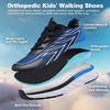 image:imageKids Orthopedic Tennis Shoes for Boys amp Girls Arch Support Plantar Fasciitis Relief Sneakers Orthotic Breathable Athletic Running Shoes for Flat Feet Overpronation amp Heel Pain School Sports WalkingW2blue