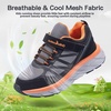 image:imageKids Orthopedic Tennis Shoes for Boys and Girls Comfortable Casual Plantar Fasciitis Arch Support Athletic Running Sneakers Little KidBig Kid School Sports Walking Shoes for Foot and Pain ReliefW3orange Black
