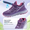 image:imageKids Orthopedic Tennis Shoes for Boys and Girls Comfortable Casual Plantar Fasciitis Arch Support Athletic Running Sneakers Little KidBig Kid School Sports Walking Shoes for Foot and Pain ReliefW4purple