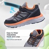 image:imageKids Orthopedic Tennis Shoes for Boys and Girls Comfortable Casual Plantar Fasciitis Arch Support Athletic Running Sneakers Little KidBig Kid School Sports Walking Shoes for Foot and Pain ReliefW3orange Black