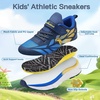 image:imageKids Orthopedic Tennis Shoes for Boys and Girls Comfortable Casual Plantar Fasciitis Arch Support Athletic Running Sneakers Orthotic Breathable School Sports Walking Shoes for Foot and Pain ReliefW2dark Blue