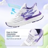 image:imageKids Orthopedic Tennis Shoes for Boys and Girls Comfortable Casual Plantar Fasciitis Arch Support Athletic Running Sneakers Orthotic Breathable School Sports Walking Shoes for Foot and Pain ReliefW5purple White