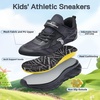 image:imageKids Orthopedic Tennis Shoes for Boys and Girls Comfortable Casual Plantar Fasciitis Arch Support Athletic Running Sneakers Orthotic Breathable School Sports Walking Shoes for Foot and Pain ReliefW1black