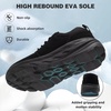 image:imageMens Comfortable Diabetic Neuropathy Wide Orthopedic Leather Walking Shoes  Wide Toe Box Arch Support Plantar Fasciitis Relief Shoe Outdoor Standing All day Work Casual for Bunion Foot amp Heel PainK1black