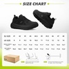 image:imageMens Orthopedic Diabetic Wide Toe Box Walking Shoes Comfortable Arch Support Plantar Fasciitis Orthotics Sport Shoes Swollen Feet Casual Running Tennis Sneakers for Foot and Heel Pain ReliefK1black