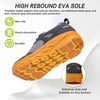 image:imageMens Orthopedic Diabetic Wide Toe Box Walking Shoes Comfortable Arch Support Plantar Fasciitis Orthotics Sport Shoes Swollen Feet Casual Running Tennis Sneakers for Foot and Heel Pain ReliefK3grey Orange