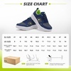 image:imageMens Orthopedic Diabetic Wide Toe Box Walking Shoes Comfortable Arch Support Plantar Fasciitis Orthotics Sport Shoes Swollen Feet Casual Running Tennis Sneakers for Foot and Heel Pain ReliefK2dark Blue