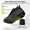 image:imageMens Orthopedic Diabetic Wide Toe Box Walking Shoes Comfortable Arch Support Plantar Fasciitis Orthotics Sport Shoes Swollen Feet Casual Running Tennis Sneakers for Foot and Heel Pain ReliefK1black