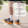 image:imageMens Orthopedic Diabetic Wide Toe Box Walking Shoes Comfortable Arch Support Plantar Fasciitis Orthotics Sport Shoes Swollen Feet Casual Running Tennis Sneakers for Foot and Heel Pain ReliefK3grey Orange