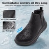 image:imageMens Orthopedic Diabetic Winter Boots Wide Toe Box Comfortable Arch Support Plantar Fasciitis Leather Dress Oxfords Shoes Casual Warm Walking Snow Ankle Mid Boots for Foot and Heel Pain ReliefK1black