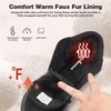 image:imageMens Orthopedic Diabetic Winter Mid Boots Wide Toe Box Dress Comfortable Arch Support Plantar Fasciitis Leather Oxfords Shoes Casual Warm Modern Mid Ankle Boots for Foot and Neuropathy Pain ReliefK1black