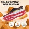 image:imageMens Orthopedic Road Running Shoes Comfortable Arch Supports Plantar Fasciitis Orthotic Fashion Sneakers Casual Flat Feet Athletic Tennis Work Walking Shoes for Foot Heel and Pain ReliefW1black1