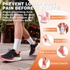 image:imageMens Orthopedic Road Running Shoes Comfortable Arch Supports Plantar Fasciitis Orthotic Fashion Sneakers Casual Flat Feet Athletic Tennis Work Walking Shoes for Foot Heel and Pain ReliefW1black1
