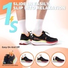 image:imageMens Orthopedic Road Running Shoes Comfortable Arch Supports Plantar Fasciitis Orthotic Fashion Sneakers Casual Flat Feet Athletic Tennis Work Walking Shoes for Foot Heel and Pain ReliefW1black1