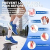 image:imageMens Orthopedic Road Running Shoes Comfortable Arch Supports Plantar Fasciitis Orthotic Fashion Sneakers Casual Flat Feet Athletic Tennis Work Walking Shoes for Foot Heel and Pain ReliefW2blue1