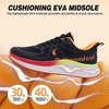 image:imageMens Orthopedic Road Running Shoes Comfortable Arch Supports Plantar Fasciitis Orthotic Fashion Sneakers Casual Flat Feet Athletic Tennis Work Walking Shoes for Foot Heel and Pain ReliefW1black1