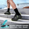 image:imageMens Orthopedic Road Running Shoes Comfortable Arch Supports Plantar Fasciitis Orthotic Sports Fashion Sneakers Casual Outdoor Hiking Tennis Athletic Walking Shoes for Foot Heel and Pain ReliefW1black1