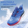 image:imageMens Orthopedic Road Running Shoes Comfortable Arch Supports Plantar Fasciitis Orthotic Sports Fashion Sneakers Casual Outdoor Hiking Tennis Athletic Walking Shoes for Foot Heel and Pain ReliefW2blueRed