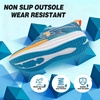 image:imageMens Orthopedic Road Running Shoes Comfortable Arch Supports Plantar Fasciitis Orthotic Sports Fashion Sneakers Casual Outdoor Hiking Tennis Athletic Walking Shoes for Foot Heel and Pain ReliefW2blueOrange