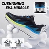 image:imageMens Orthopedic Road Running Shoes Comfortable Arch Supports Plantar Fasciitis Orthotic Sports Fashion Sneakers Casual Outdoor Hiking Tennis Athletic Walking Shoes for Foot Heel and Pain ReliefW1black