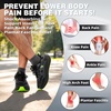 image:imageMens Orthopedic Road Running Shoes Comfortable Arch Supports Plantar Fasciitis Orthotic Sports Fashion Sneakers Casual Outdoor Hiking Tennis Athletic Walking Shoes for Foot Heel and Pain ReliefW1black1