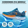 image:imageMens Orthopedic Road Running Shoes Comfortable Arch Supports Plantar Fasciitis Orthotic Sports Fashion Sneakers Casual Outdoor Hiking Tennis Athletic Walking Shoes for Foot Heel and Pain ReliefW2blueOrange