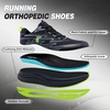 image:imageMens Orthopedic Road Running Shoes Comfortable Arch Supports Plantar Fasciitis Orthotic Sports Fashion Sneakers Casual Outdoor Hiking Tennis Athletic Walking Shoes for Foot Heel and Pain ReliefW1black1