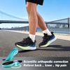 image:imageMens Orthopedic Road Running Shoes Comfortable Arch Supports Plantar Fasciitis Orthotic Sports Fashion Sneakers Casual Outdoor Hiking Tennis Athletic Walking Shoes for Foot Heel and Pain ReliefW1black
