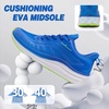 image:imageMens Orthopedic Road Running Shoes Comfortable Casual Arch Supports Plantar Fasciitis Orthotic Breathable Sneakers Casual Flat Feet Athletic Sport Tennis Work Walking Shoes for Foot and Heel PainW2blue