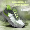image:imageMens Orthopedic Road Running Shoes Comfortable Casual Arch Supports Plantar Fasciitis Orthotic Breathable Sneakers Casual Flat Feet Athletic Sport Tennis Work Walking Shoes for Foot and Heel PainW1grey