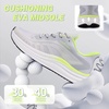 image:imageMens Orthopedic Road Running Shoes Comfortable Casual Arch Supports Plantar Fasciitis Orthotic Breathable Sneakers Casual Flat Feet Athletic Sport Tennis Work Walking Shoes for Foot and Heel PainW1grey