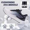 image:imageMens Orthopedic Road Running Shoes Comfortable Casual Arch Supports Plantar Fasciitis Orthotic Breathable Sneakers Casual Flat Feet Athletic Sport Tennis Work Walking Shoes for Foot and Heel PainW1black