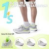 image:imageMens Orthopedic Road Running Shoes Comfortable Casual Arch Supports Plantar Fasciitis Orthotic Breathable Sneakers Casual Flat Feet Athletic Sport Tennis Work Walking Shoes for Foot and Heel PainW1grey