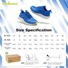 image:imageMens Orthopedic Road Running Shoes Comfortable Casual Arch Supports Plantar Fasciitis Orthotic Breathable Sneakers Casual Flat Feet Athletic Sport Tennis Work Walking Shoes for Foot and Heel PainW2blue