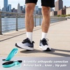 image:imageMens Orthopedic Road Running Shoes Comfortable Casual Arch Supports Plantar Fasciitis Orthotic Breathable Sneakers Casual Flat Feet Athletic Sport Tennis Work Walking Shoes for Foot and Heel PainW1black