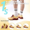 image:imageMens Orthopedic Road Running Shoes Comfortable Casual Arch Supports Plantar Fasciitis Orthotic Breathable Sneakers Casual Flat Feet Athletic Sport Tennis Work Walking Shoes for Foot and Heel PainW2orange Yellow