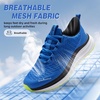 image:imageMens Orthopedic Road Running Shoes Comfortable Casual Arch Supports Plantar Fasciitis Orthotic Fashion Sneakers Flat Feet Casual Tennis Outdoor Walking Exercise Shoes for Foot Heel and Pain ReliefW2peacock Blue