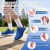 image:imageMens Orthopedic Road Running Shoes Comfortable Casual Arch Supports Plantar Fasciitis Orthotic Fashion Sneakers Flat Feet Casual Tennis Outdoor Walking Exercise Shoes for Foot Heel and Pain ReliefW2peacock Blue