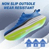 image:imageMens Orthopedic Road Running Shoes Comfortable Casual Arch Supports Plantar Fasciitis Orthotic Fashion Sneakers Flat Feet Casual Tennis Outdoor Walking Exercise Shoes for Foot Heel and Pain ReliefW2peacock Blue