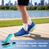 image:imageMens Orthopedic Road Running Shoes Comfortable Casual Arch Supports Plantar Fasciitis Orthotic Fashion Sneakers Flat Feet Casual Tennis Outdoor Walking Exercise Shoes for Foot Heel and Pain ReliefW2peacock Blue