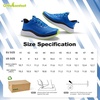 image:imageMens Orthopedic Road Running Shoes Comfortable Casual Arch Supports Plantar Fasciitis Orthotic Fashion Sneakers Flat Feet Casual Tennis Outdoor Walking Exercise Shoes for Foot Heel and Pain ReliefW2peacock Blue
