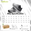 image:imageMens Orthopedic Road Running Shoes Comfortable Casual Arch Supports Plantar Fasciitis Orthotic Sports Tennis Sneakers Casual Lightweight Athletic Walking Shoes for Foot Heel and Pain ReliefW3grey