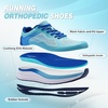 image:imageMens Orthopedic Road Running Shoes Comfortable Casual Arch Supports Plantar Fasciitis Orthotic Sports Tennis Sneakers Casual Lightweight Athletic Walking Shoes for Foot Heel and Pain ReliefW2blue