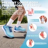 image:imageMens Orthopedic Road Running Shoes Comfortable Casual Arch Supports Plantar Fasciitis Orthotic Sports Tennis Sneakers Casual Lightweight Athletic Walking Shoes for Foot Heel and Pain ReliefW2blue