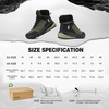image:imageMens Orthopedic Wide Snow Boots Comfortable Winter Diabetic Plantar Fasciitis Arch Support Warm Insulated Mid Ankle Boots Orthotic Casual Waterproof Walking Hiking Shoes for Foot Heel Pain ReliefK1green