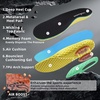 image:imageMens Orthopedic Wide Waterproof Hiking Boots Comfortable Plantar Fasciitis Work Walking Running Trekking Shoes Orthotic Non Slip Adventures Ankle Support Trail Mid Boots for Foot Pain ReliefK1black