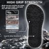 image:imageMens Orthopedic Wide Waterproof Hiking Boots Comfortable Plantar Fasciitis Work Walking Running Trekking Shoes Orthotic Non Slip Flat Feet Mid Ankle Support Trail Sneakers for Foot Pain ReliefK1grey